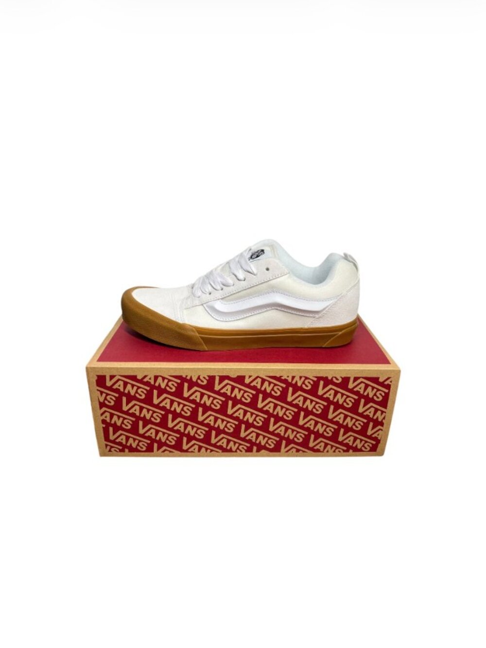 Vans Knu Skool Blanc De Blanc White Gum Chunky 90s Skate Shoes Men 9.5